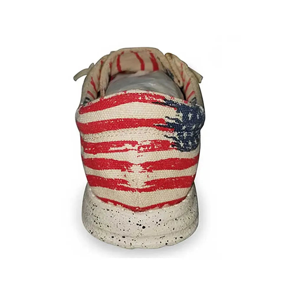 Roper Hang Loose Bandera Americana Tacón - Mocasín de Hombre