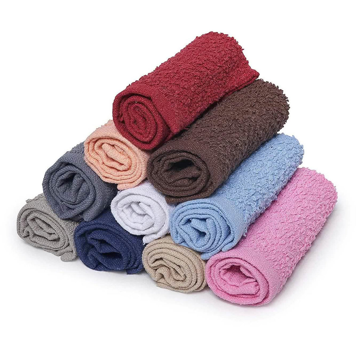 Juego de toallas/paños de cocina absorbentes 100% algodón