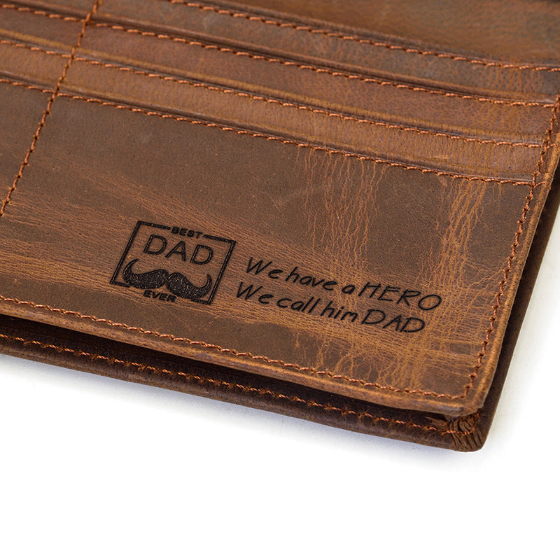 Two Fold Long Multi Slots With Men's Wallets