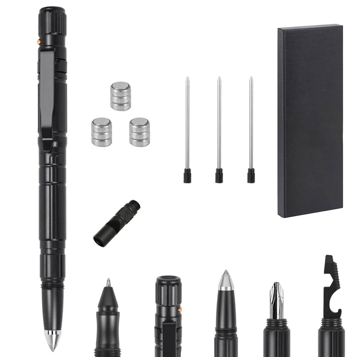 Set de equipo de bolígrafo táctico 11 en 1