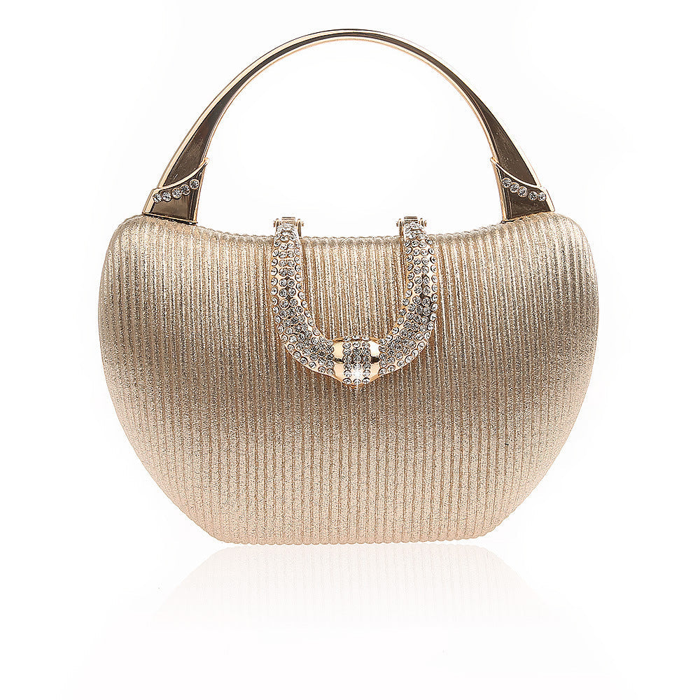 Women's Color Box Sequined Mobile Sweet Fashion Evening Bags