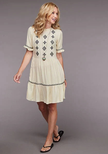 Stetson 2098 3/4 Sleeve (Cream) - Women's Dress