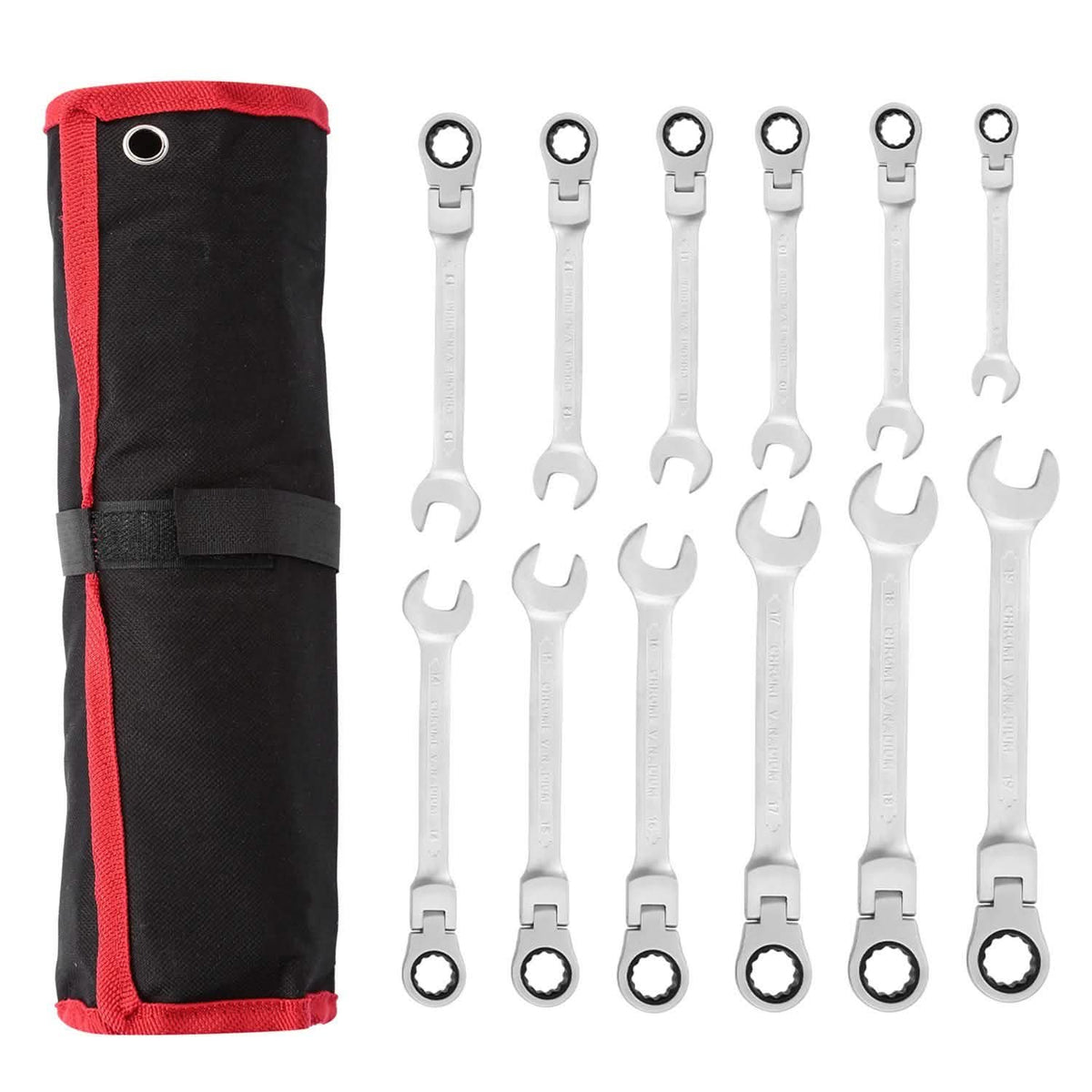 Juego de 12 piezas: Llave combinada métrica de 8-19 mm