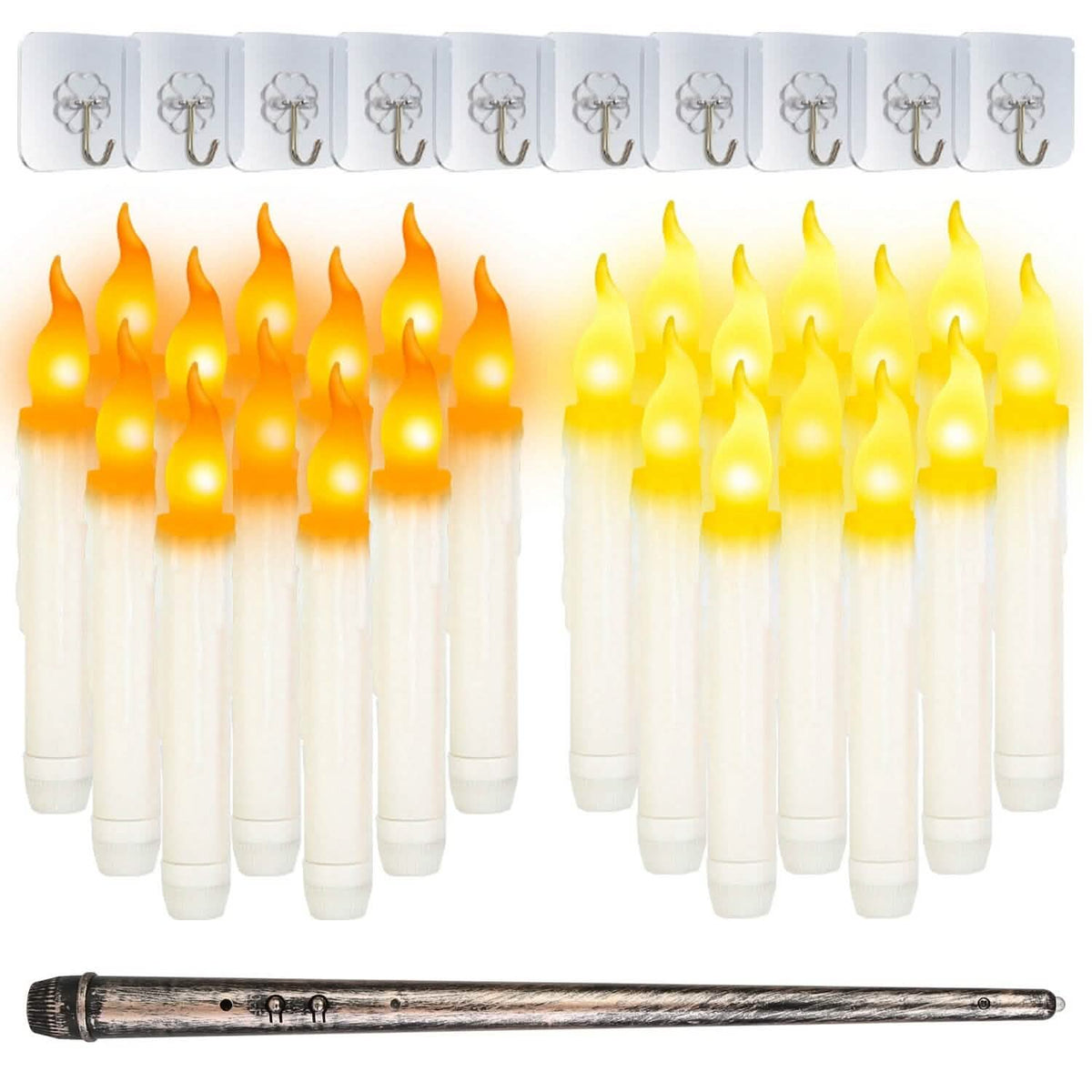 12 unidades: Velas LED mágicas flotantes sin llama