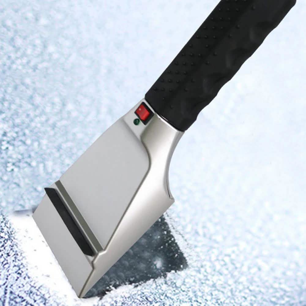 Raspador de hielo y nieve eléctrico de 12 V para coche