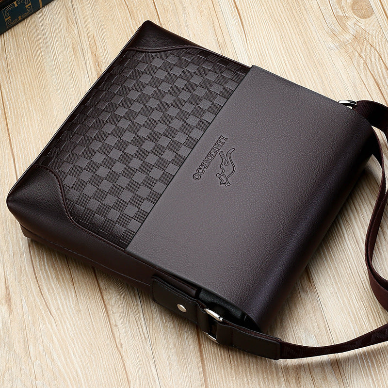 Men's Lincoln Kangaroo Business Soft Leather Men's Shoulder Bags