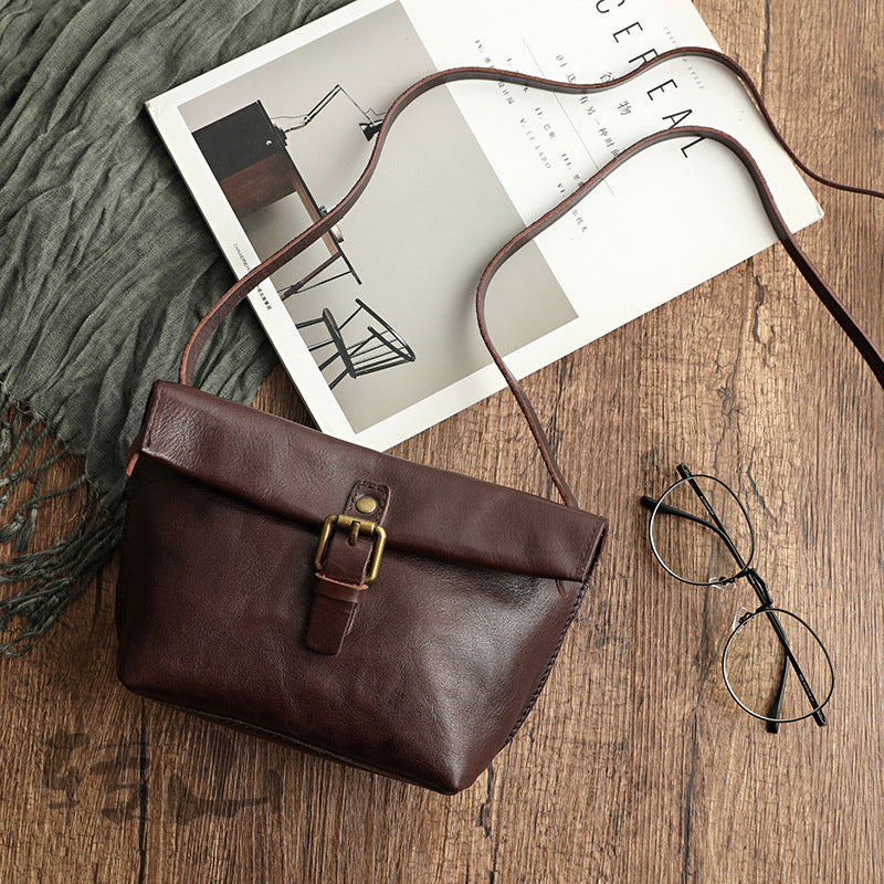 Women's Fashion Genuine Leather Mini Retro Bags