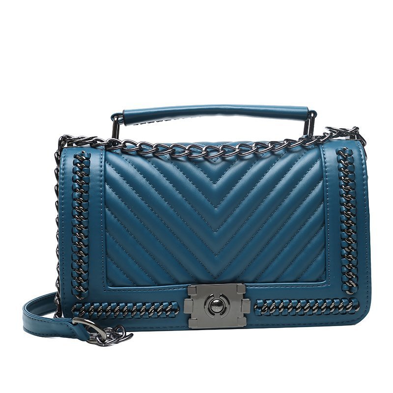 Classic Style Fashion Sewing Line Chain Bags