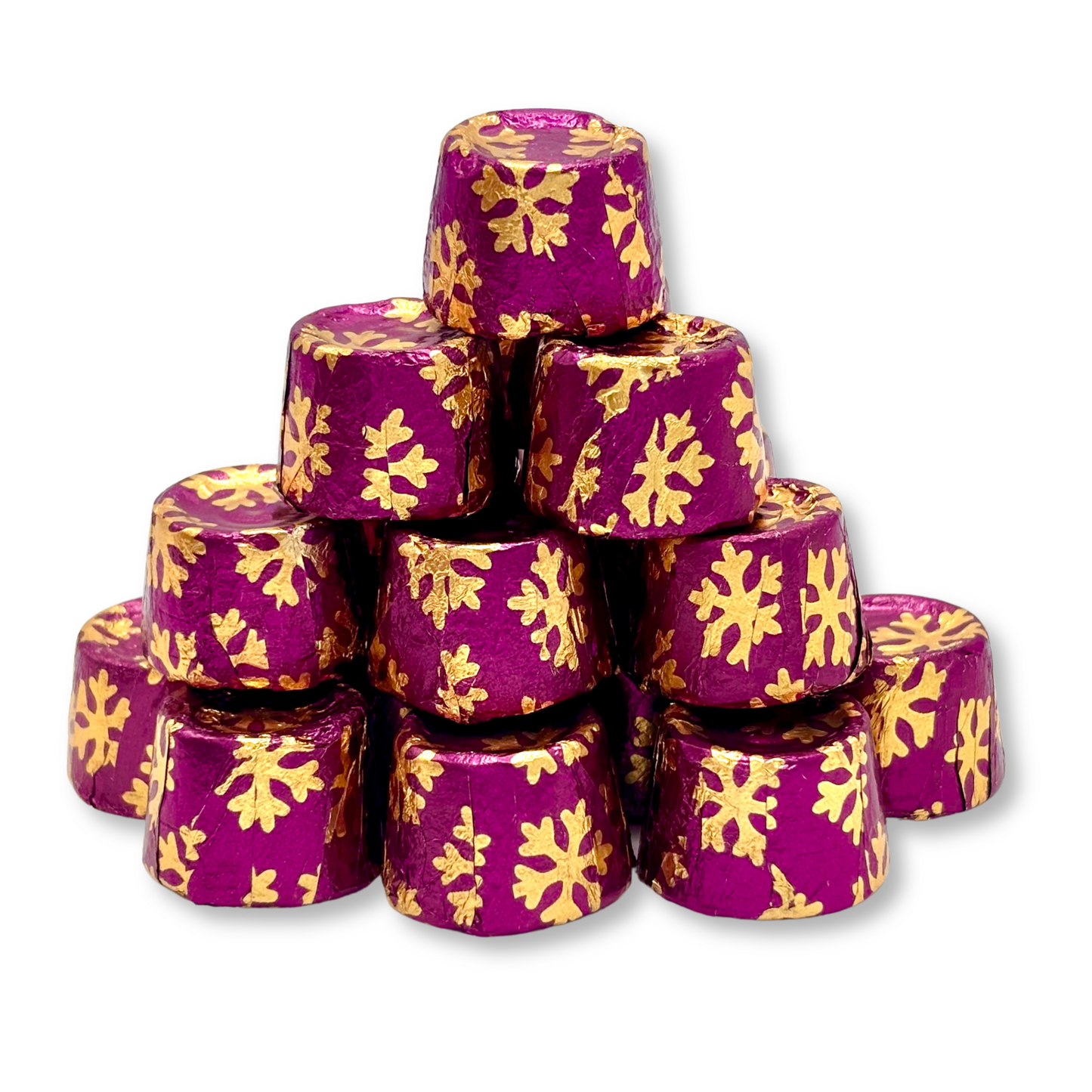 Rolo Caramelo Salado Chocolate Negro – Papel de Aluminio Navideño – Bolsa de Gran Valor