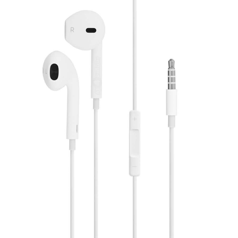 Paquete de 2: Auriculares estéreo originales OEM Apple Earpods con control en línea