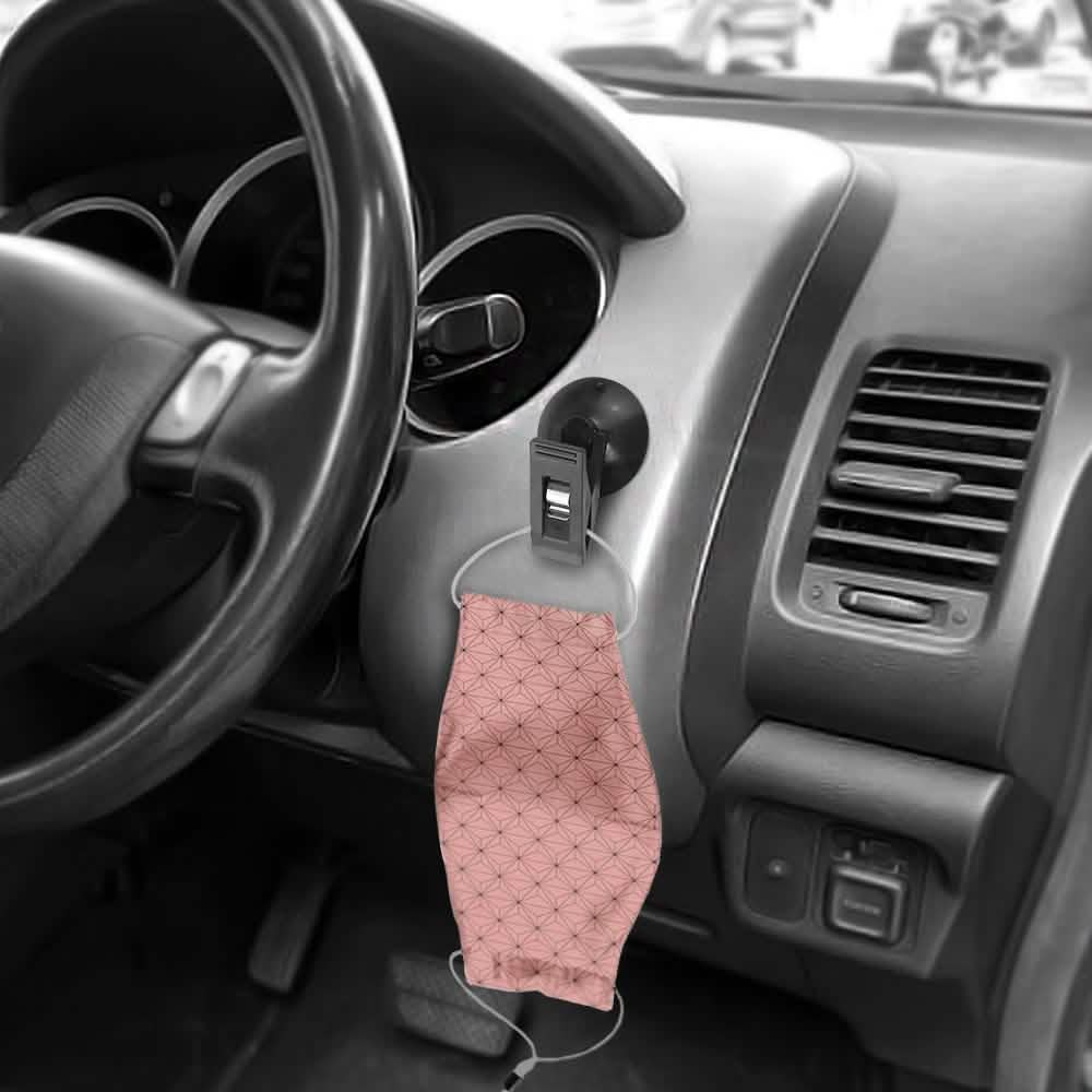 Paquete de 2: Soporte de clip con ventosa para el interior del coche