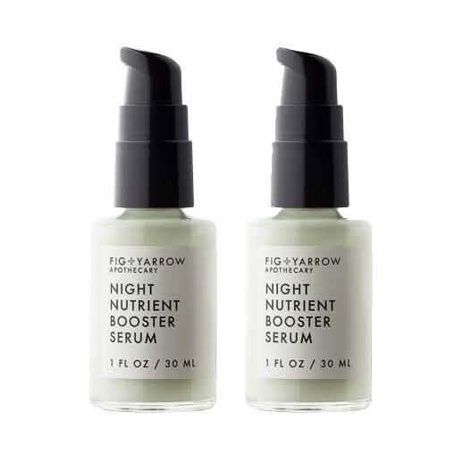 Paquete de 2: Sérum Reforzador Nocturno de Nutrientes Fig+Yarrow de 30 ml