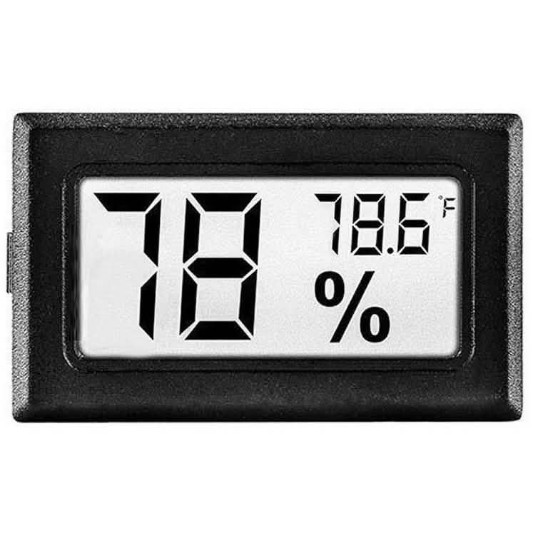 Paquete de 2: Minimedidor de higrómetro digital, termómetro para interiores
