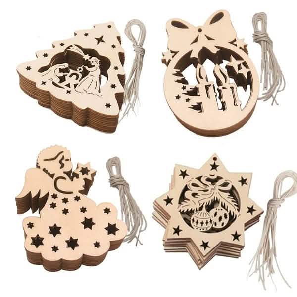 Paquete de 20: Colgante Decorativo Navideño