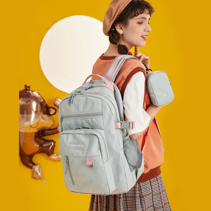 Comfortable Large Capacity Simple College Class Backpacks