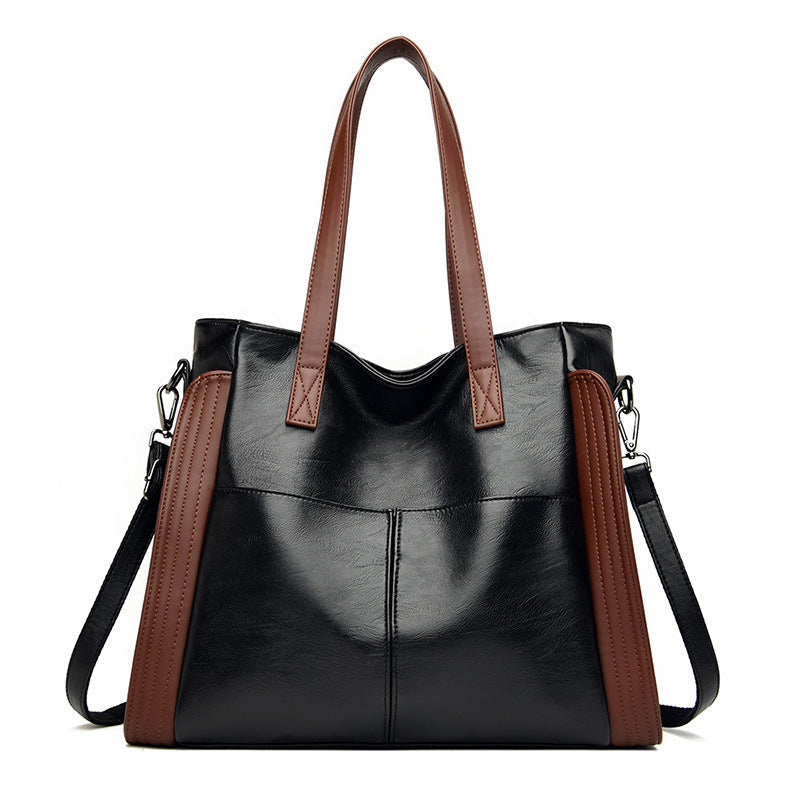 Women's Large Capacity Hand Solid Color Bags