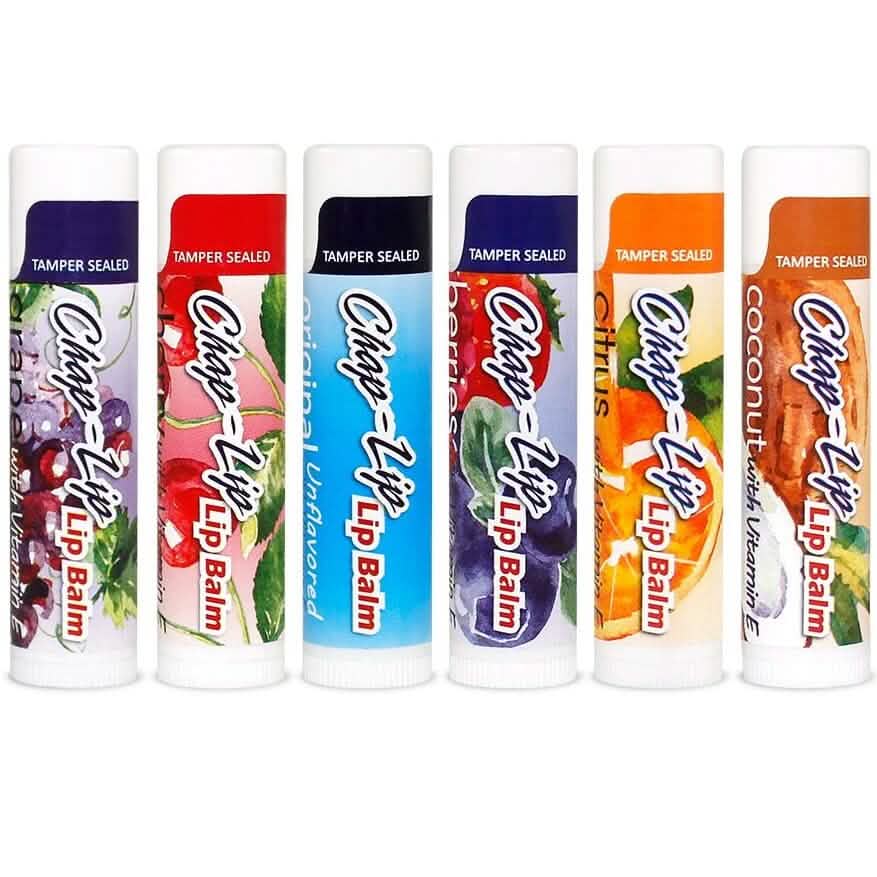 Paquete de 24: Bálsamo labial Chap-Lip con sabores surtidos