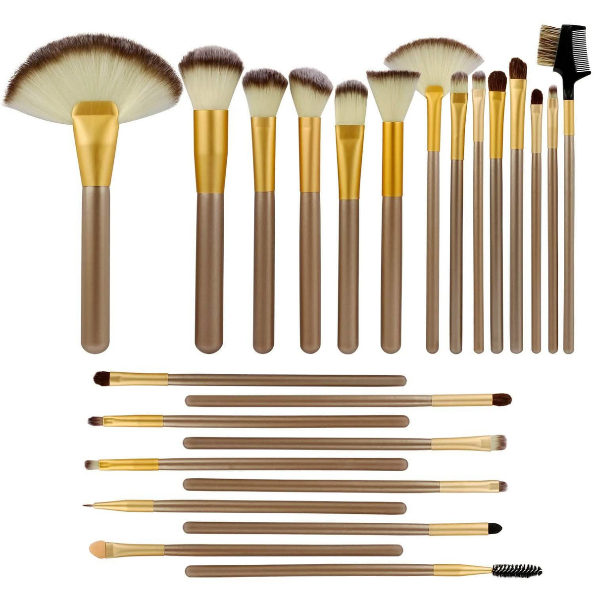 Juego de 24 piezas: Brochas de maquillaje