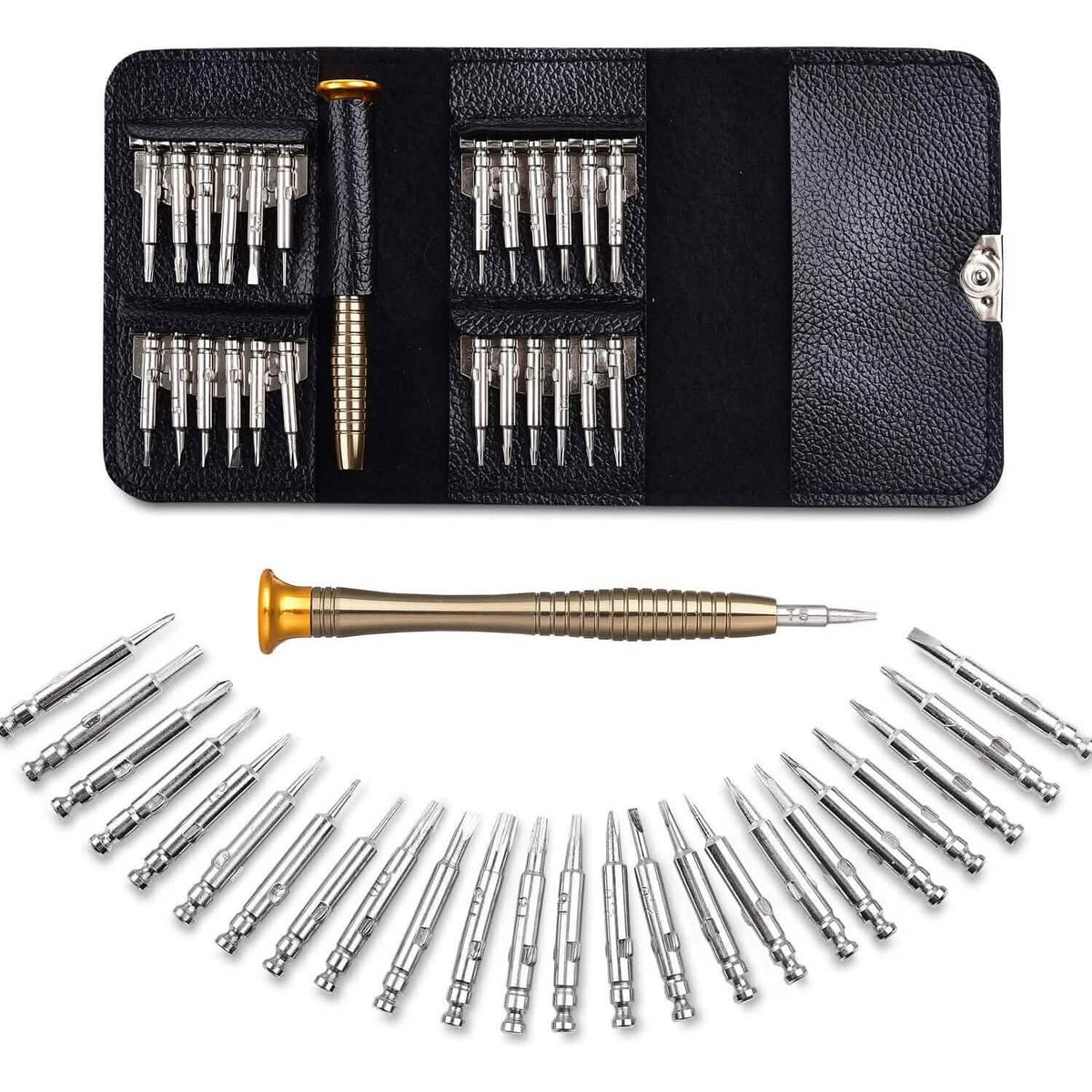 Juego de herramientas de reparación de destornilladores de precisión Torx 25 en 1