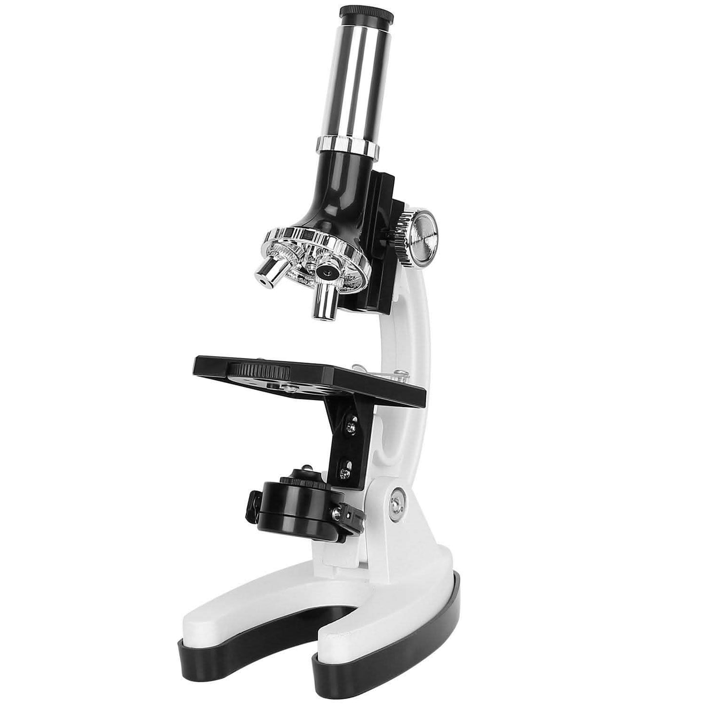 28 piezas: Kit de microscopio para niños, observación experimental monocular