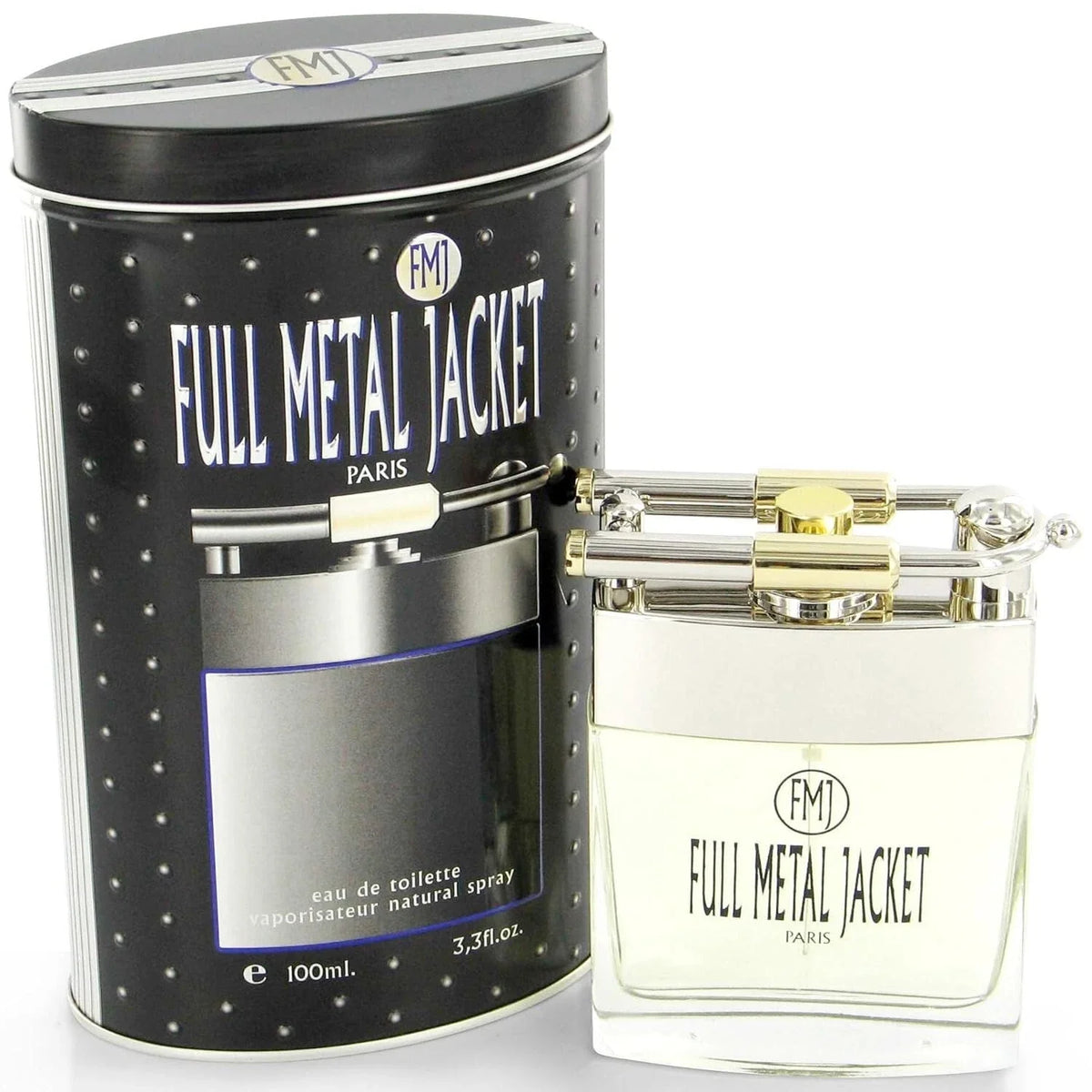 Full Metal Jacket de FMJ París Eau de Toilette en spray para hombres de 3.3 oz / 100 ml