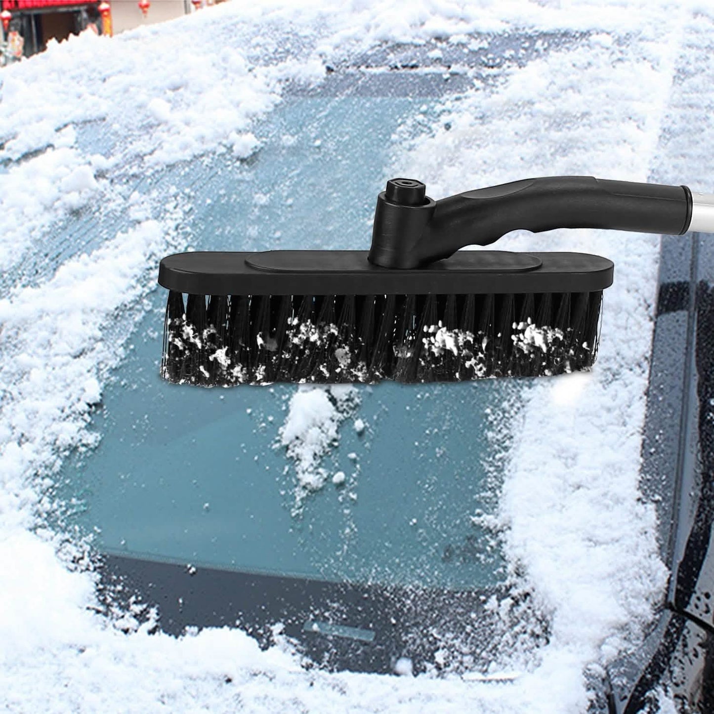 Raspador de hielo extensible 3 en 1 para parabrisas
