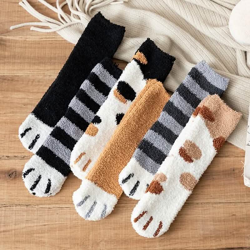 Paquete de 3: Calcetines de Garra de Gato para Otoño e Invierno