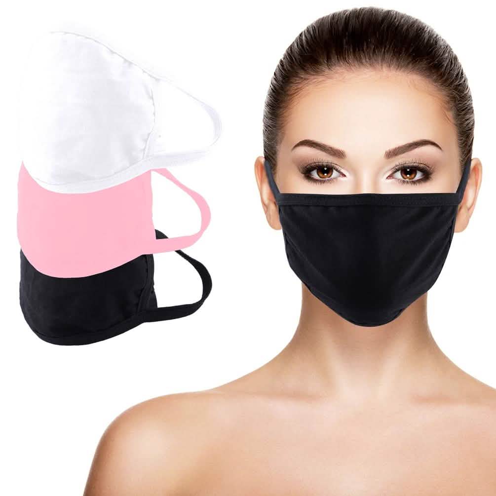 Paquete de 3: Mascarilla protectora no médica lavable y reutilizable