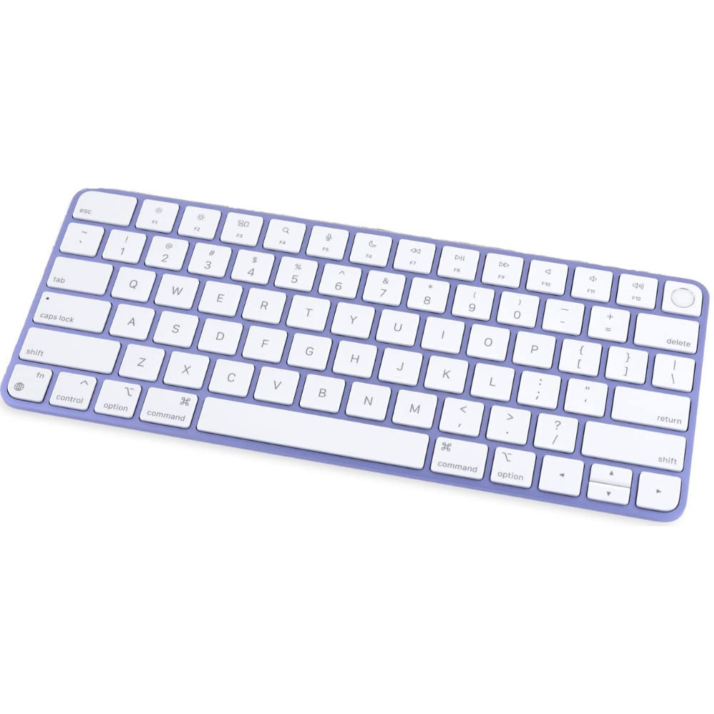 Teclado mágico de Apple con Touch ID para modelos de Mac con chip de Apple (QWERTY en inglés) Púrpura (renovado)
