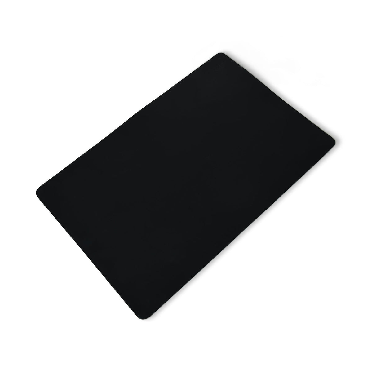 Alfombrilla de escritorio de cuero negro opulencia noir + alfombrilla de ratón
