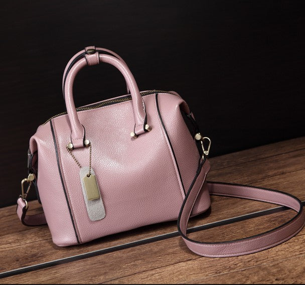 Women's French Boston Commuter Detachable Strap Two Crossbody Bags