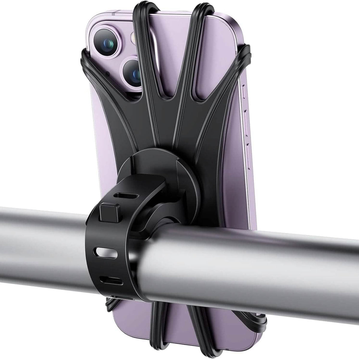Soporte de teléfono impermeable y giratorio 360° para bicicleta