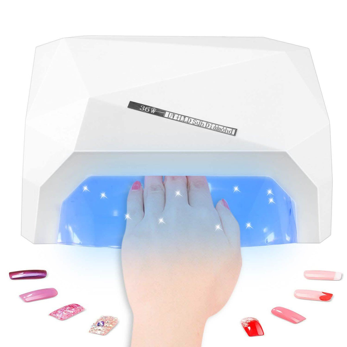 Lámpara LED UV de 36 W para secar esmalte de uñas
