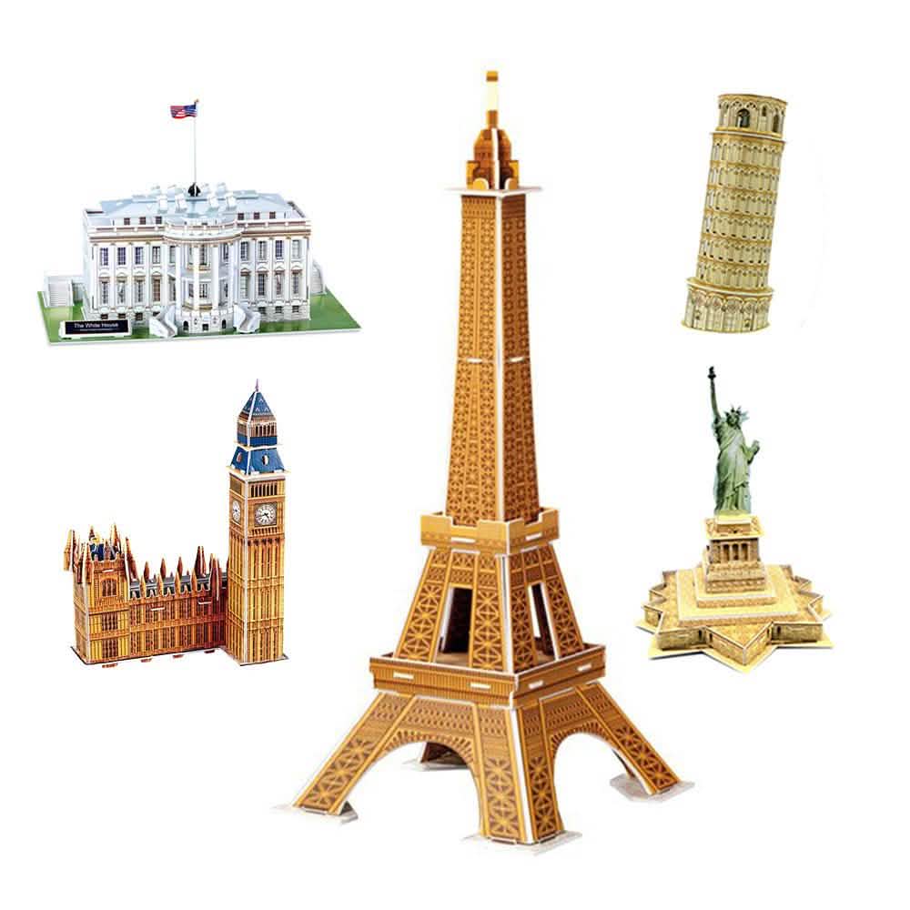 Rompecabezas 3D de arquitectura mundial
