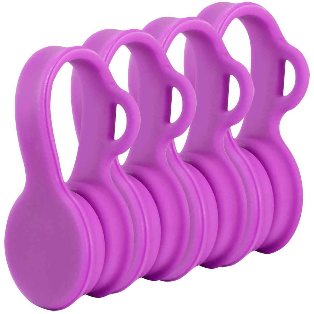 Paquete de 4: Clips magnéticos para cables imán