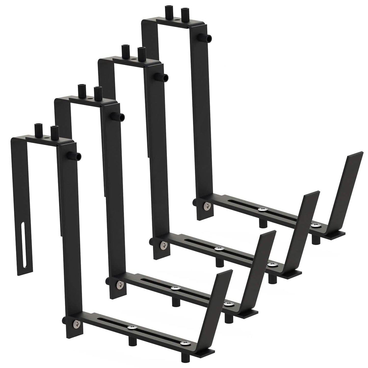 Juego de 4: Soportes Ajustables para Jardineras