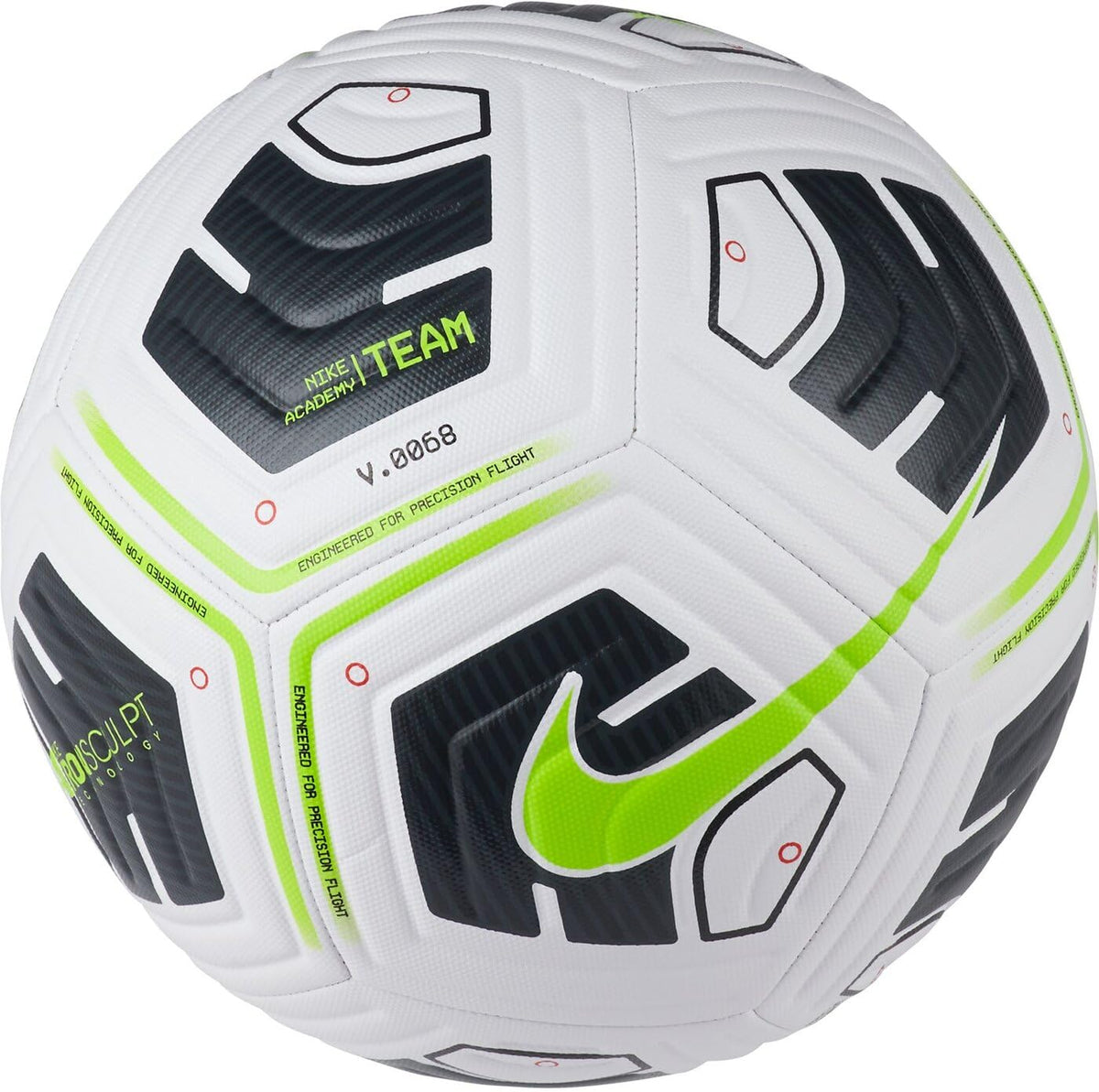 Balón de Fútbol Nike Academy - Equipo Fútbol 5 Blanco / Negro / Volt