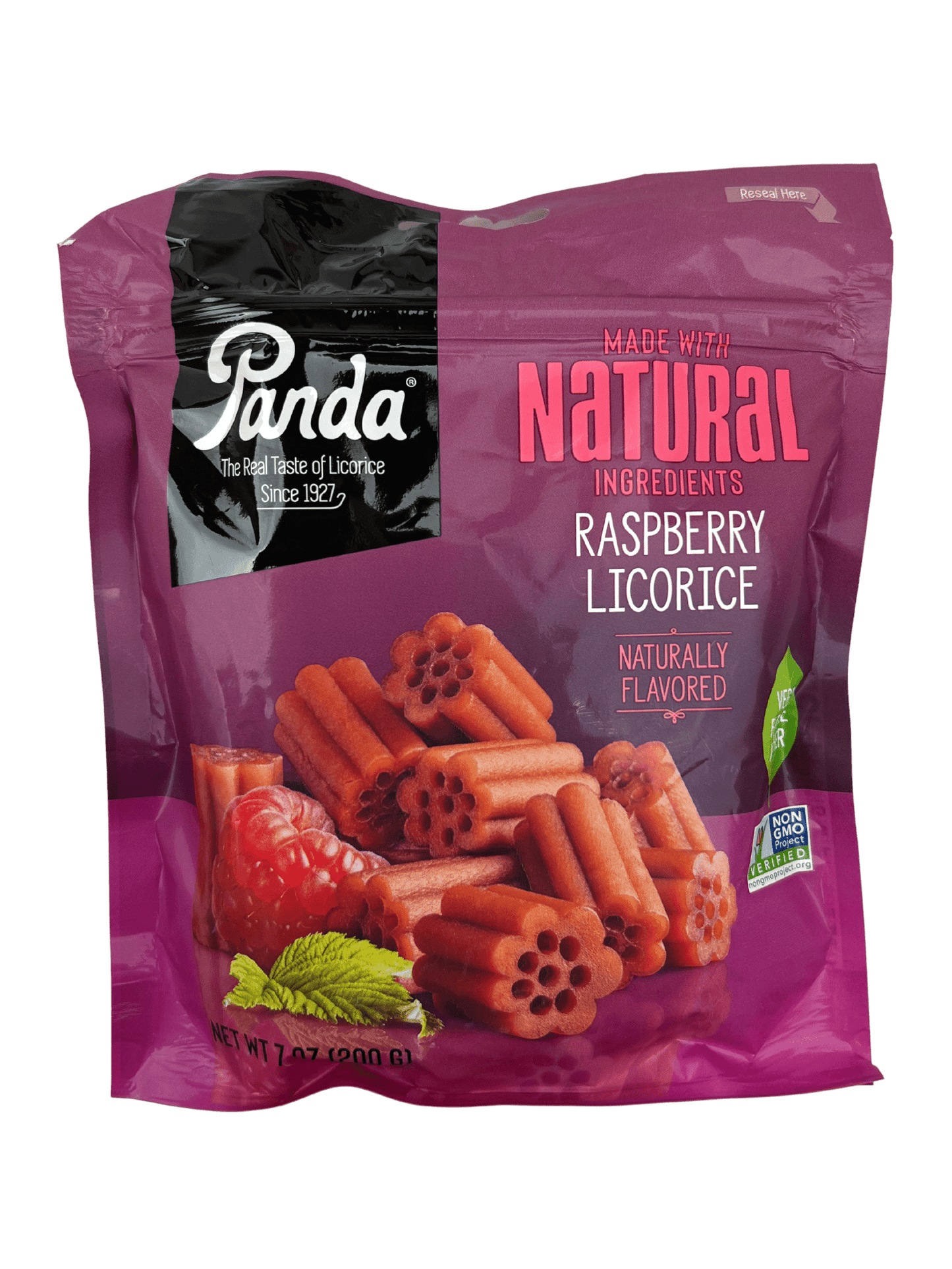 Licorice, Raspberry, Panda