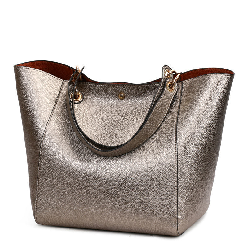 Women's Beautiful Fashion Litchi Pattern Mother Shoulder Bags
