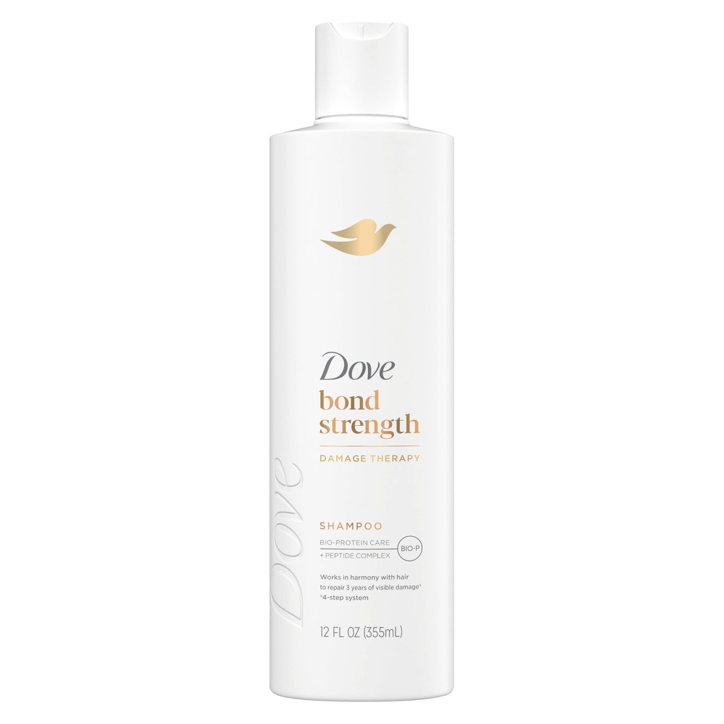 Champú Dove Bond Strength para Cabello Químicamente Dañado con Tecnología Bio-Protein Care y Peptide Complex 12 fl oz