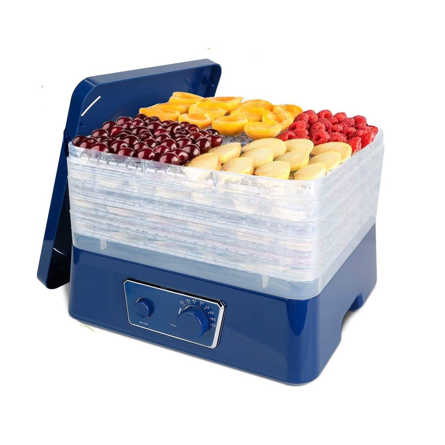 Deshidratador eléctrico de alimentos de 5 bandejas