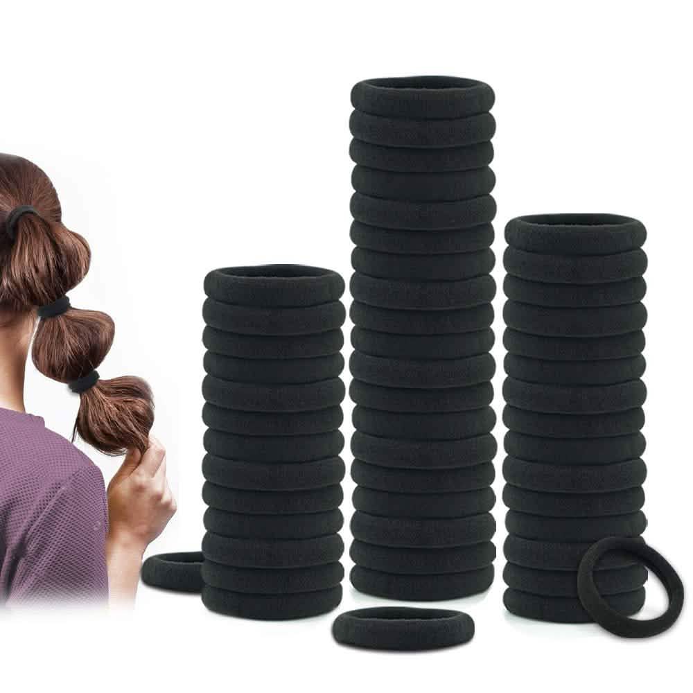 Paquete de 50: Gomas para el Pelo Negras Dreamlover