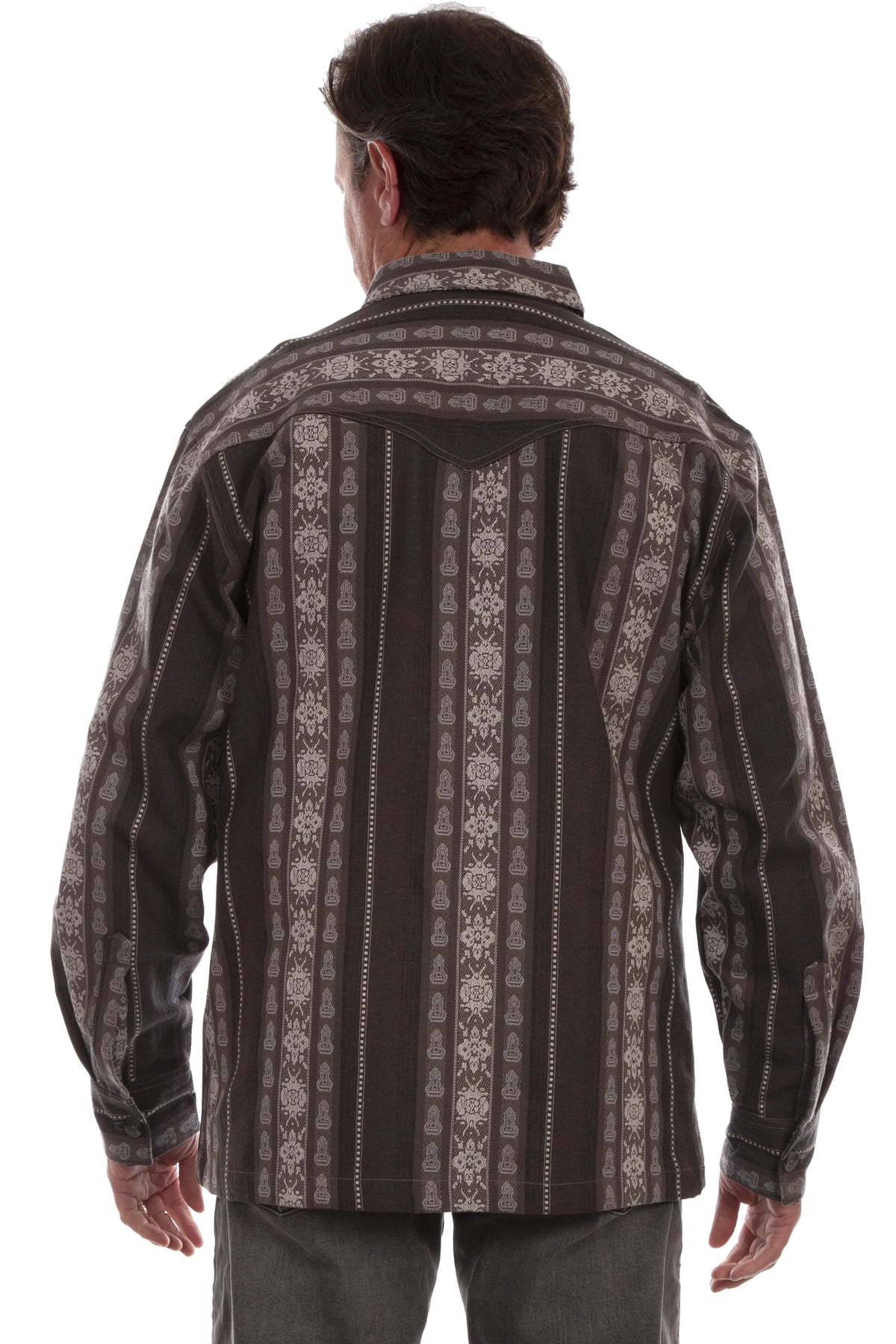 Scully Ridgeview - Chaqueta de franela western para hombre