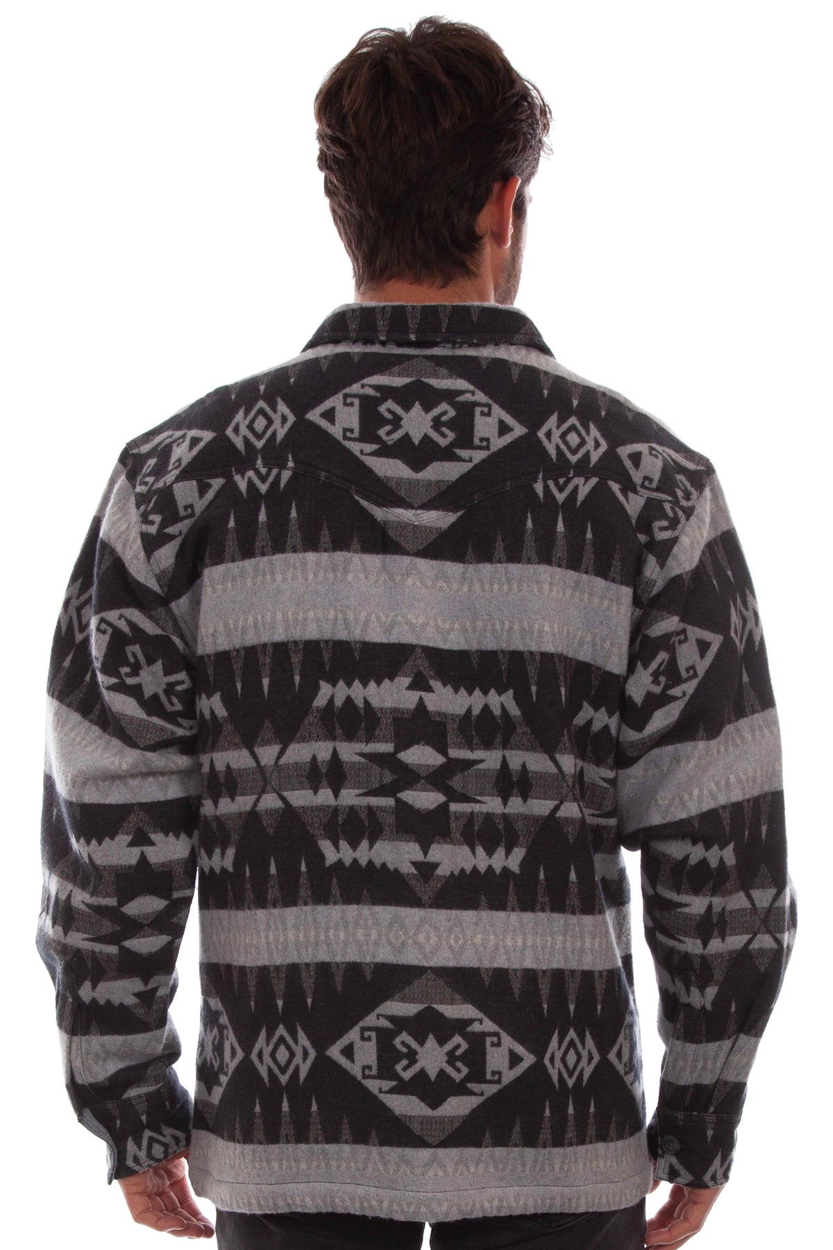 Scully Timberline - Camisa-chaqueta de franela estilo western para hombre