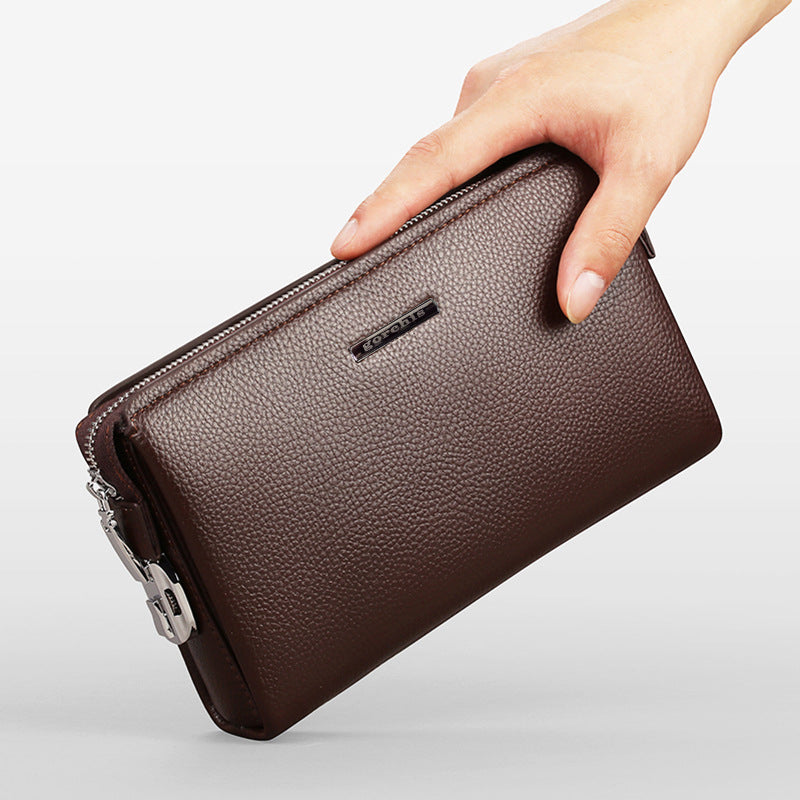 Men's Clutch Password Large Capacity Business Outer Men's Handbags