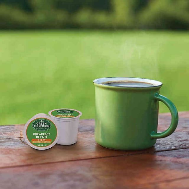 Green Mountain Coffee Roasters, Cápsulas de Café Descafeinado Tueste Claro Breakfast Blend K-Cup, Paquete de 24