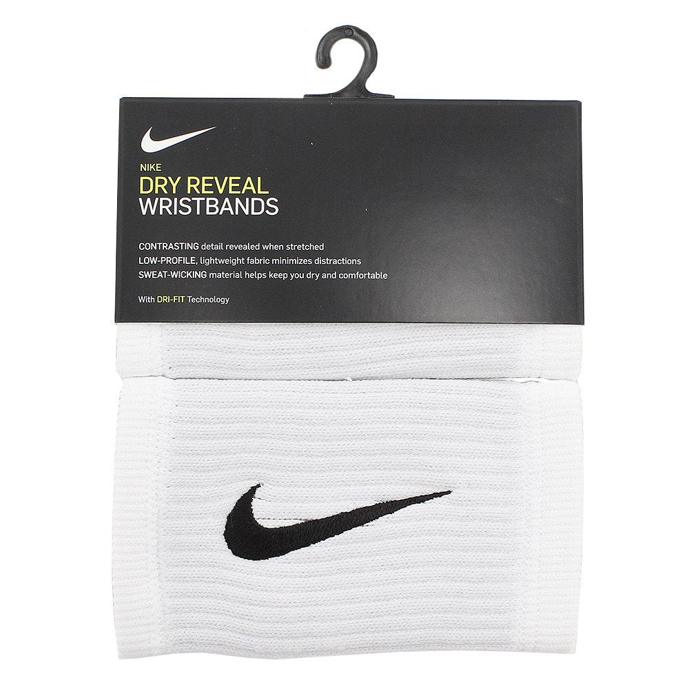 Muñequeras dobles anchas Nike Dri-Fit Reveal