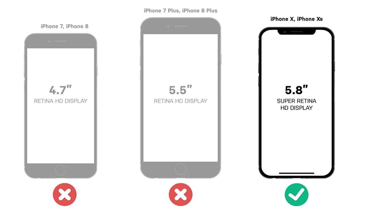 LifeProof Next Series Case for iPhone Xs & iPhone X - Non-Retail Packaging - Black Crystal