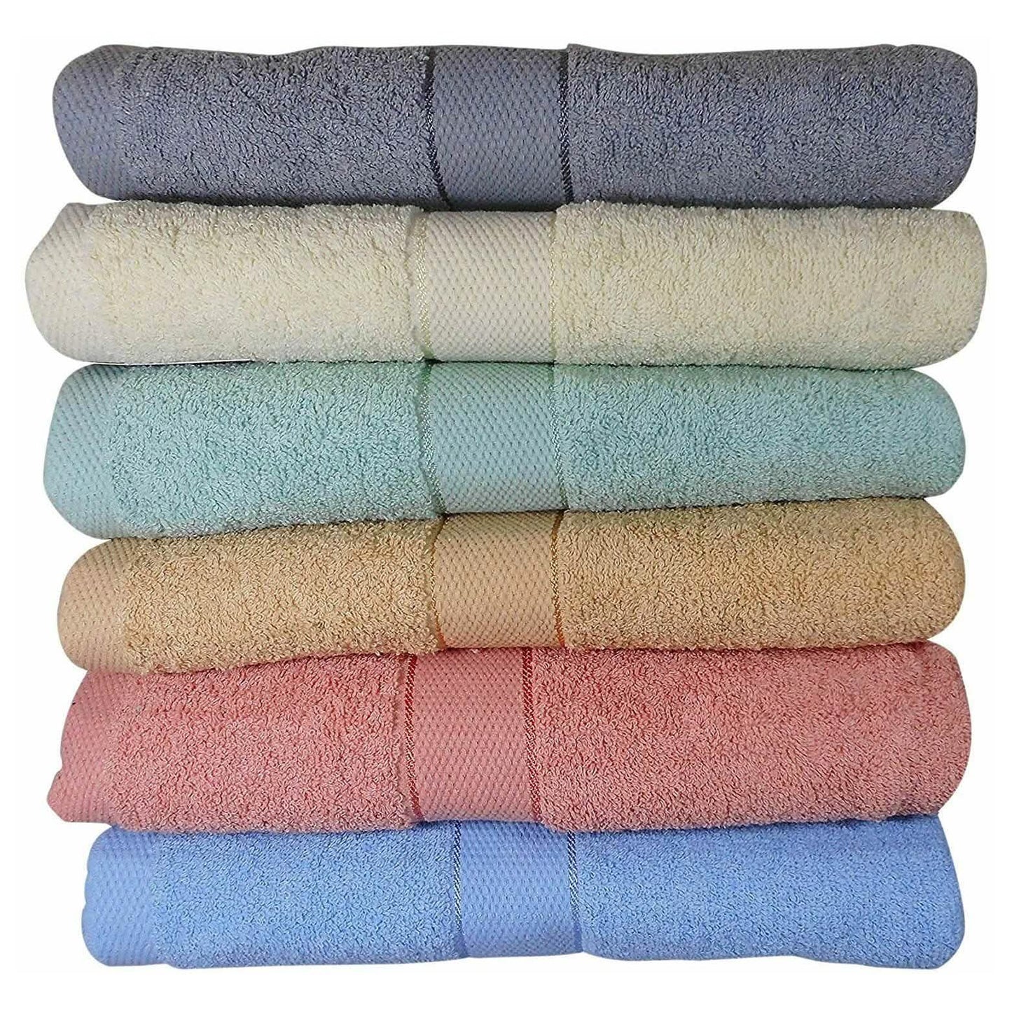 Paquete de 6: Juego de toallas de baño Imperial Luxury - Varios colores