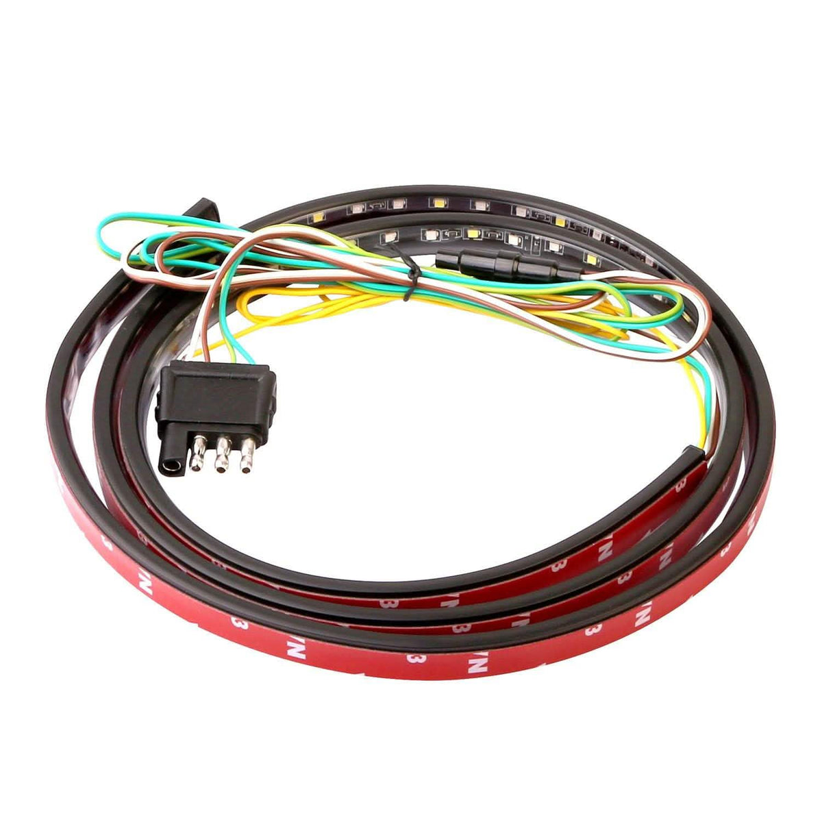 Tira de luces LED de freno/reversa/direccional para portón trasero de camioneta de 60"